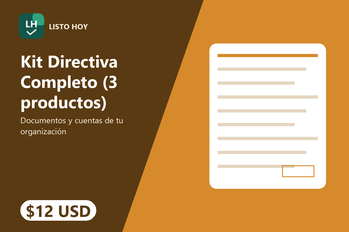 Kit Directiva Completo (3 productos)